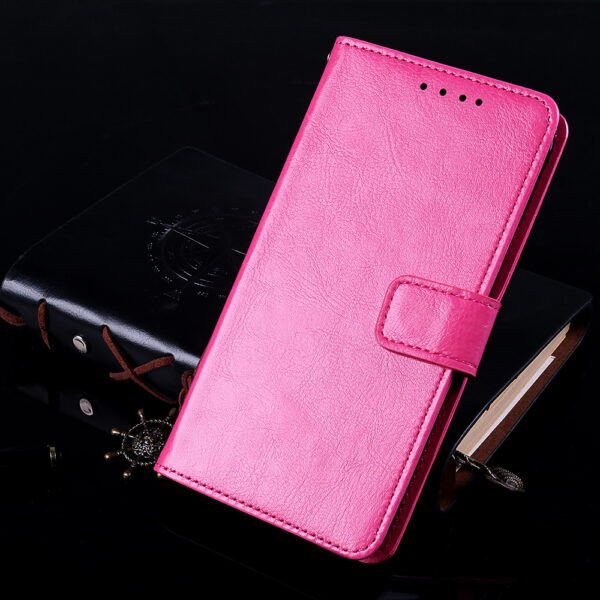 Xiaomi Redmi Serie Einfach Redmi 9c PU Crazy Horse Leder Handyhülle #1132 – Bild 11
