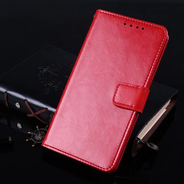 Xiaomi Redmi Serie Einfach Redmi 9c PU Crazy Horse Leder Handyhülle #1132 – Bild 13