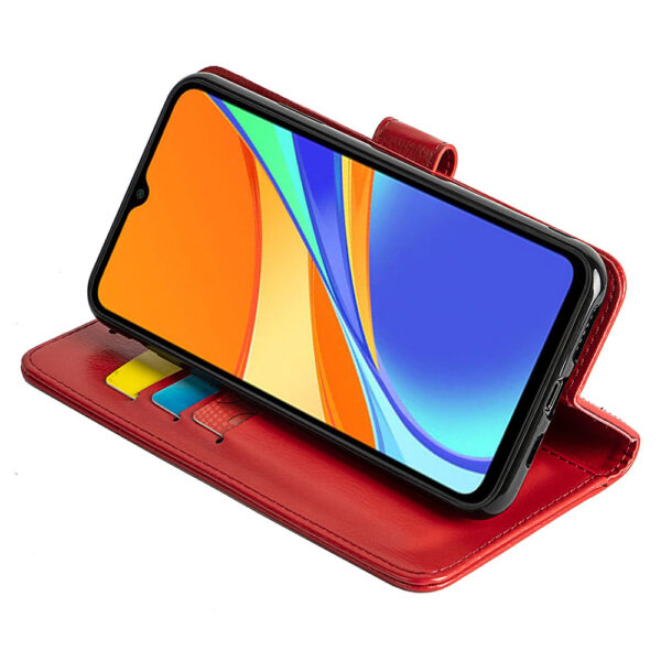Xiaomi Redmi Serie Einfach Redmi 9c PU Crazy Horse Leder Handyhülle #1132 – Bild 4