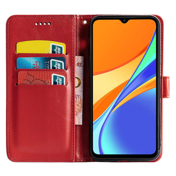 Xiaomi Redmi Serie Einfach Redmi 9c PU Crazy Horse Leder Handyhülle #1132 – Bild 5