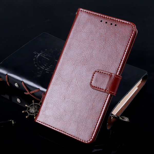 Xiaomi Redmi Serie Einfach Redmi 9c PU Crazy Horse Leder Handyhülle #1132 – Bild 7