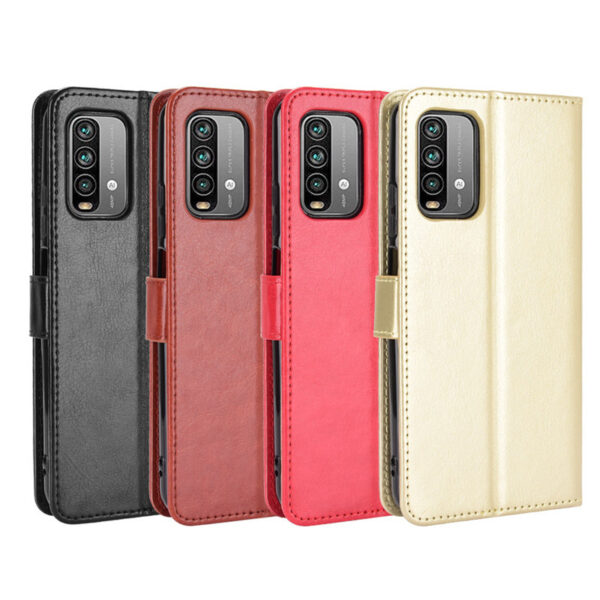 Xiaomi Redmi Serie Einfach Handyhülle Crazy Horse Leder Redmi 9t #1133 – Bild 2