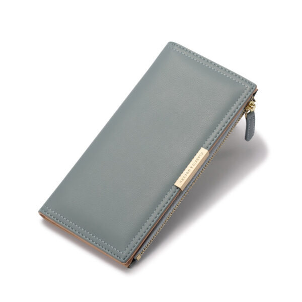 Geldbörsen Und Taschen Mode Einfarbig PU Geldbörse Universal #3949 – Bild 4